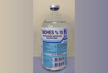 BIOHES %10 INTRAVENOZ  500 ML SOLUSYON SETSIZ SISE